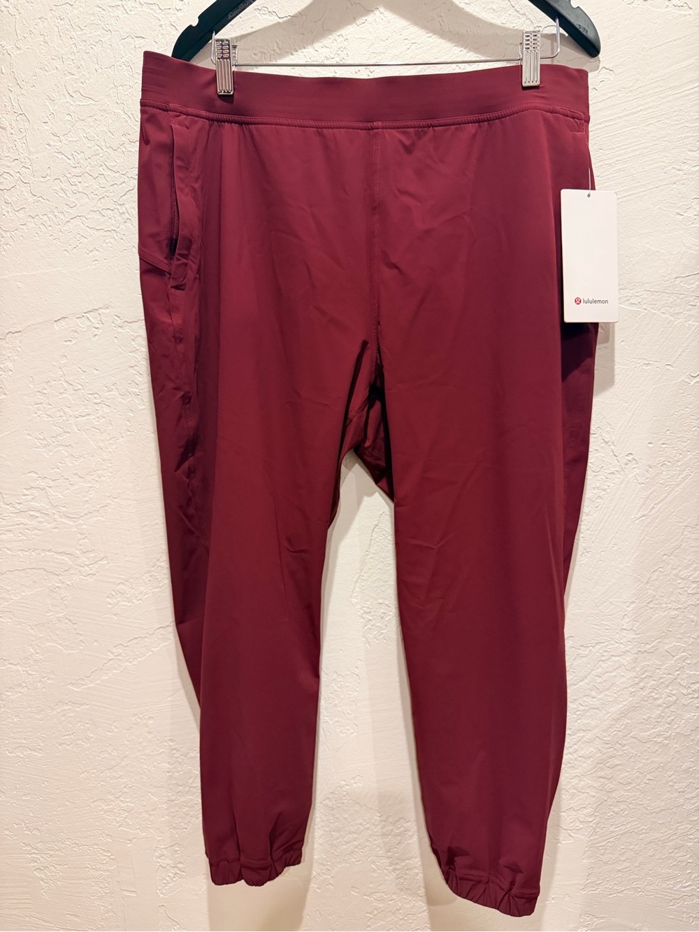 lululemon athletica Burgundy Athletic Jogger Pants